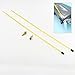 2PCS RC Boat Aluminium M6 Antenna Mount Base with Antenna Tube Sleeve for RC Boat Ship Car DIY Model Toy Building Parts (Gold)