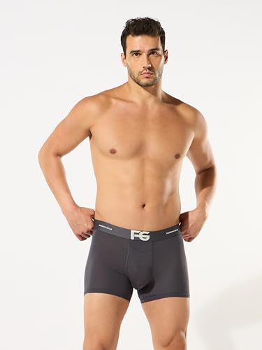 Image of ESSA Men's Ultra-Soft Modal Trunk Underwear | Moisture-Absorption with 4-Way Stretch | Breathable Contour Pouch, Microfiber Waistband with Spandex