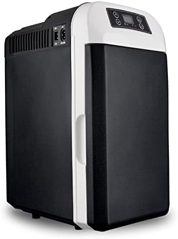 EDSPIX Car Refrigerator 9-Quart Portable Compressor Freezer Shockproof Design Small Drink Fridge Portable for Skincare Medications Beverage Travel (Color : Black, Size : 8L)