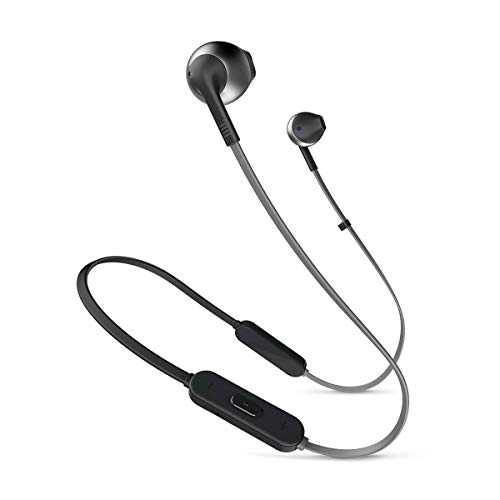 JBL Tune205BT Bluetooth Kopfhörer in Schwarz – Wireless Headphones mit 3-Tasten-Fernbedienung & Mikrofon – Ohrhörer für bis zu 6 Stunden Musik mit einer Akkuladung