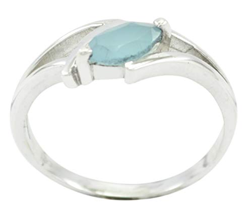 Bague anneau en argent sterling naturel RIYO pour homme et femme