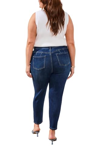Tribal Women's Plus Size Sophia Curvy Ankle Skinny Denim Jeans4