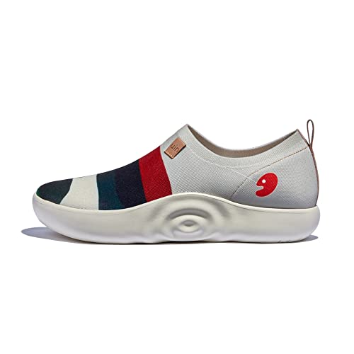 Image of UIN Shoes for Women Slip On Sneakers Comfortable Lightweight Barefoot Travel Art Painted Casual Loafers