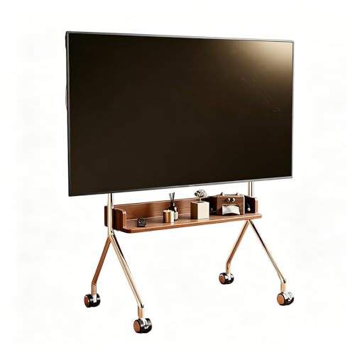 Soporte portátil para TV de 32-75 pulgadas con ruedas y ajuste de altura miniatura 1
