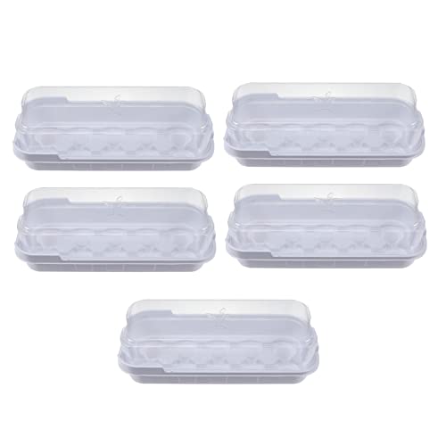 CIYODO 5pezzi Vassoio per Vivaio di Giardinaggio Vassoio per Germinazione delle Piante Coperchio Trasparente per Vivaio Realizzato in Materiale Sicuro e Durevole