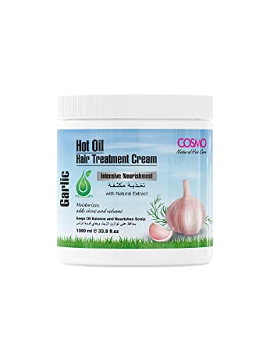 HOT OIL HAIR TREATMENT CREAM (GARLIC) 600 ML