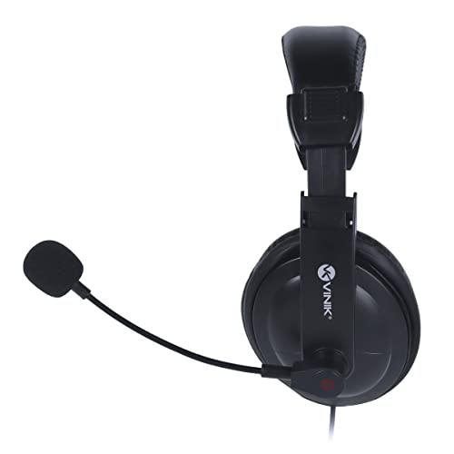FONE HEADSET GO PLAY FM35 PRETO COM MICROFONE, VINIK, 20202