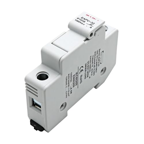 Porte-fusible photovoltaïque EAPV-32-1P avec voyant lumineux pour rail Din