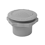 Baceyong Universal A/C Luftauslassbelüftung Ventil, Einstellbar 360°, runde Lüftungsöffnungen für Wohnmobil, Bus, Boot, Yacht, 60mm/75mm Schwarz/Girs