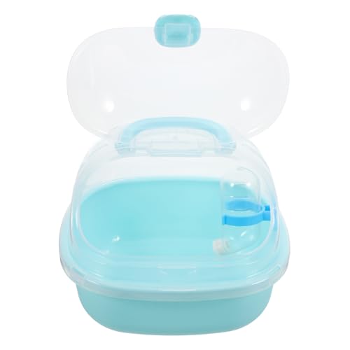 POPETPOP Elevate Your Pet's Travel Experience Sturdy Portable Hamster Cage for Comfort for Sightseeing and Trips