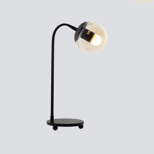 Lampe de table scandinave ronde luminaire de bureau et chevet de chambre