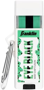 Franklin Sport MLB Premium Baseball Eye Black - All Sports Eyeblack Stick for Baseball, Softball + Football Players - 3 Color Gold Fusion for Sun Glare - Mint/Black