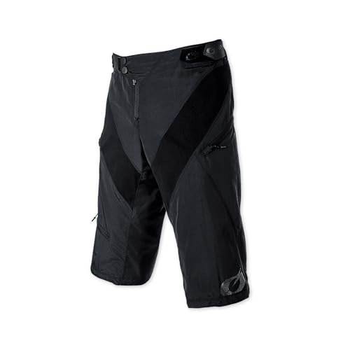 O'NEAL | Pantalones Cortos de Bicicleta de montaña | MTB DH FR | Cierre a presión, Ajuste Seguro, Tela de Rendimiento de Secado rápido | Pantalones Cortos Generator | Adultos | Negro | Talla 32