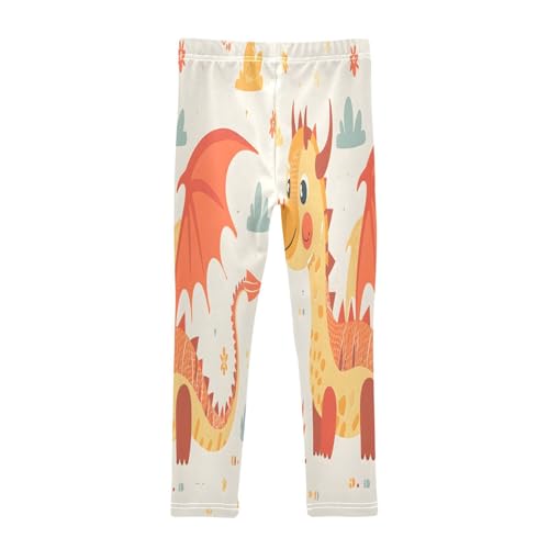 Toddler Girls Leggings Printed Yoga Pants Leggings Create Poster Dragon for Kids2