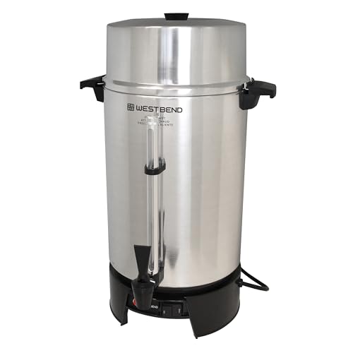 West Bend 33600 Coffee Urn Commercial Highly-Polished Aluminum