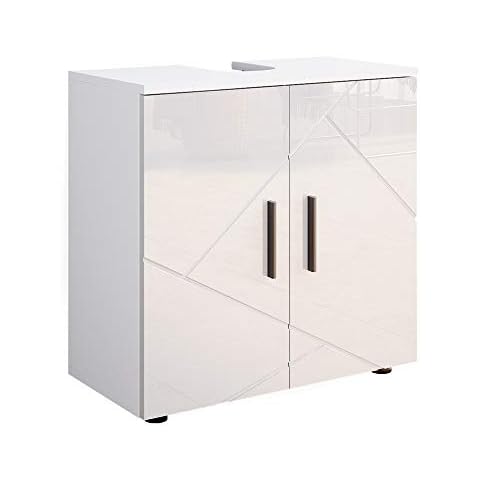 Vicco Waschbeckenunterschrank Waschtischunterschrank Badschrank Irma modern Badezimmer Schrank Badezimmermöbel Badmöbel Schrankschublade Schranktür Schrankfach Cover