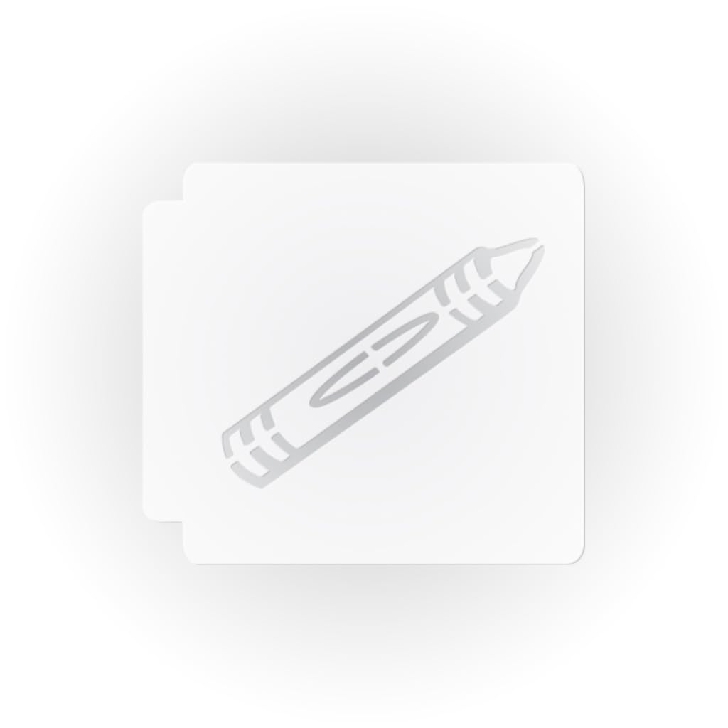 Crayon 783-A379 Stencil (4 inch)