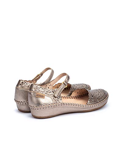 Image of PIKOLINOS P. Vallarta Women's Semi-Open Shoes | Leather | Silver