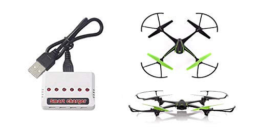 Sky Viper Drone Compatible Battery Smart USB Charger. It Works for Sky Viper Stunt Quadcopter, Scout Furry Camera Drone X-Quad s670 Stunt v950HD/STR s1700/1750 v2400HD/FPV v2450FPV Hover Racer