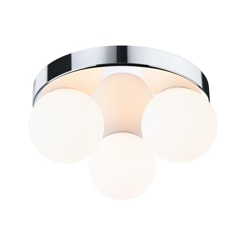 Paulmann 71062 Deckenleuchte Selection Bathroom Gove IP44 G9 230V max. 3x20W dimmbar Chrom, Satin Badleuchte - ohne Leuchtmittel