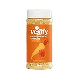 VEGIFY Orange Carrot Veggie Crumbles | 7 oz | Add a Serving of Vegetables | Veggie Crumbs | Real & H