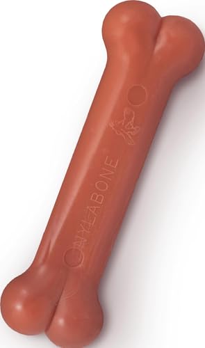 Image of Nylabone Power Chew Classic Bone Chew Toy for Dogs, Durable Dog Toys for Aggressive Chewers, Bacon Flavor, X-Small /Petite - Up to 15 lbs. (1 Count)