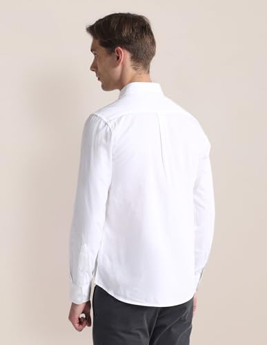 Image of U.S. Polo ASSN. Striped Regular Fit Cotton Shirts for Men - Full Sleeve Mens Casual Shirts