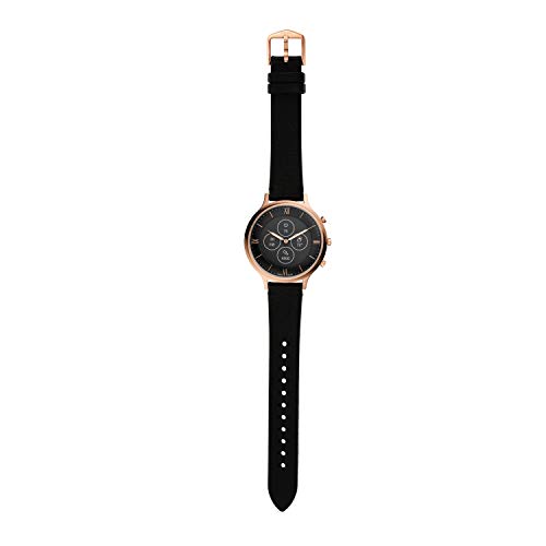 Image of Fossil Charter Hybrid Hr Smartwatch Black Dial Women's Watch - FTW7011