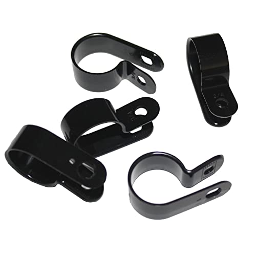 Lumonic Set Di Clip Per Cavi 100X P-Clip I Perfettamente Adatto Per Cavi Con Diametro Di 19Mm 3/4" I Anche Come: Clip Per Cavi, Fissaggi Per Cavi E Mo