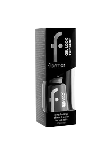 Flormar Gel Look Top Coat Gel-Effect Shine Smoother-Looking Finish Polished Final Step