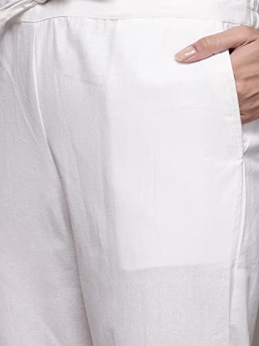 Image of ishin Women Cotton Blend Kurta With Trouser Set