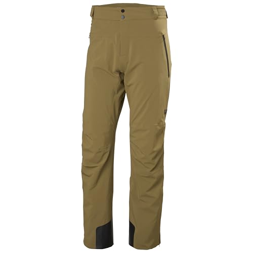 Helly Hansen Alpha LIFALOFT Insulated Ski Pant - Waterproof Winter Pants for Men - Cold Weather Gear Winter Trousers - 718 Sepia - Medium