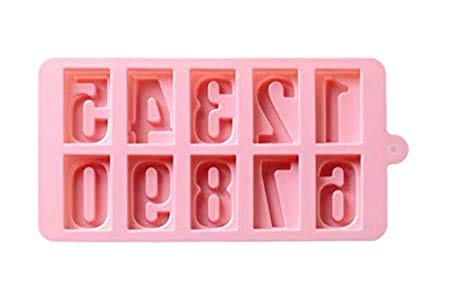 Genericc Bakers 4u 0-9 Number Silicone Baking Candy Mold Silicone Chocolate Moulds. 3