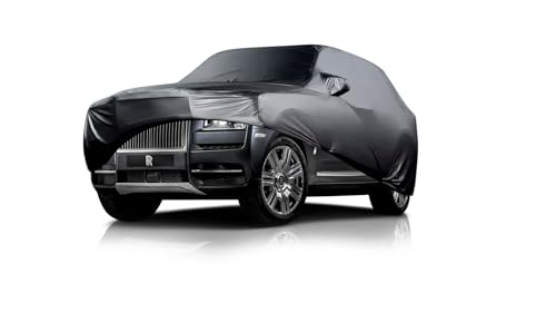 Image of Premium Luxury Cover Outdoor Custom Made for Rolls Royce Cullinan All Weather Protection Rain, UV, Snow, Dust, Tree sap, Outdoor or Indoor 100% Protection USE (Outdoor Cullinan SUV)