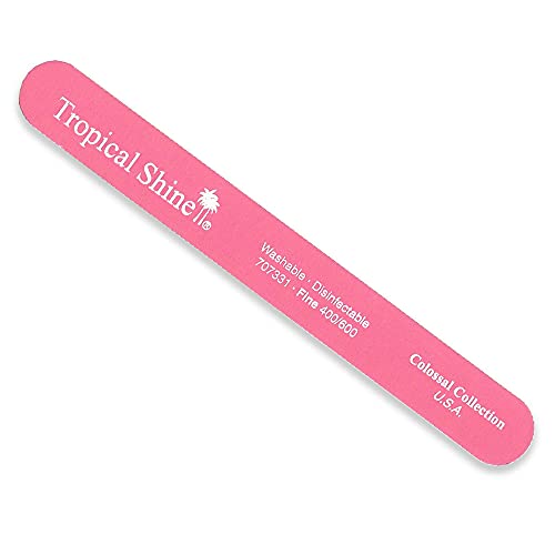 File Fine Extra Fine - 400-600 Pink By Tropical Shine For Women - 1 Pc File