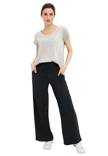 ellos Plus Size Wide Leg French Terry Sweatpant - Main Image