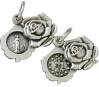 Medal Miraculous Rose of Our Lady. Saints