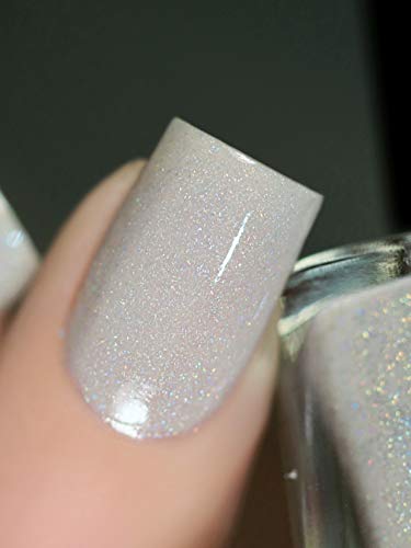 Ilnp Set In Stone - Creamy Greige Holographic Nail Polish #TOP3