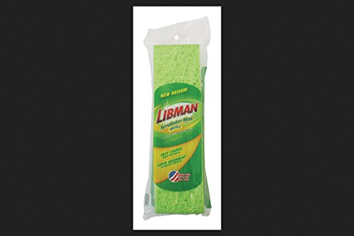 Libman Scrubster 3.75 in. W x 10.88 in. L Cellulose Mop Refill 1 pk