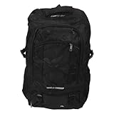 BESPORTBLE Leichter Outdoor Rucksack Schwarz Ergonomischer Wanderrucksack mit Großem Fassungsvermögen Vielseitiger Nylon Trekkingrucksack für Herren und Damen Camping und Wandern