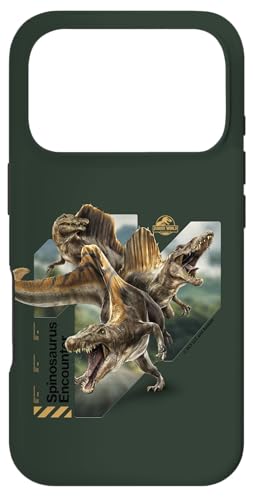 Carcasa para iPhone 17 Pro Jurassic World Rebirth Spinosaurus Hunting