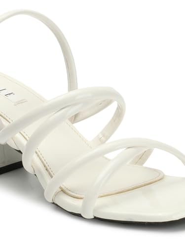 Image of ELLE Women's Strappy Block Heel Slingback Fashion Sandals
