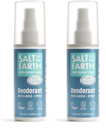 Salt Of The Earth Desodorante Unisex Ocean Spray 100Ml. 100 ml (Paquete de 2)