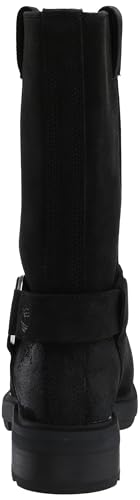 Timberland Timberland Women's Brimfield Tall Pull On Boot, Black Suede, 6.5 Medium