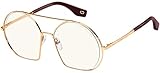 Inklusive Schutzhülle Marc Jacobs Damen Marc 325/S G6 Sonnenbrille, Gold Copper/Bl Blu, 54