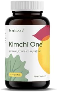 Brightcore Nutrition - Kimchi One, Kimchi Powder Capsules, Probio...