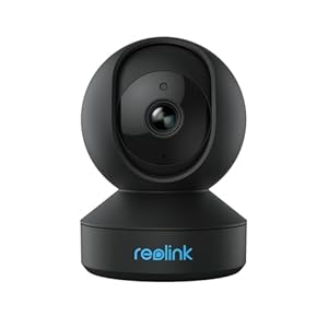REOLINK Indoor Security Camera, 2.4/5 GHz Wi-Fi, E1 Pro 4MP HD Plug-in Pet Camera, 360 Degree Baby/Pet Monitor with Auto Tracking, Person/Pet Detection, Night Vision, 2-Way Audio, Local Storage