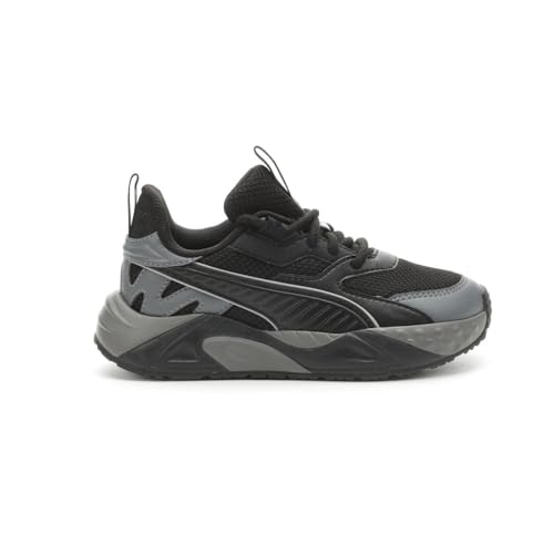 PUMA Kids Boys Rs-Trck Slate Lace Up Sneakers Shoes Casual - Black