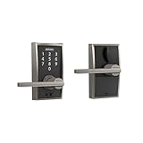 Schlage Touch Century Lock with Latitude Lever (Satin Nickel) FE695 CEN 619 LAT
