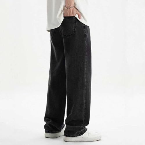 Jean droit à jambe large ado 13-17 ans coupe rétro ample - 5